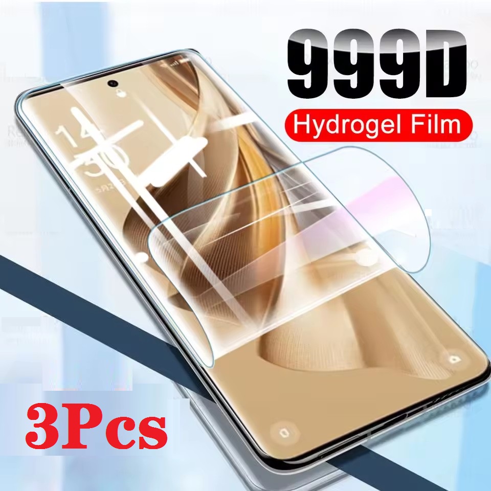 Oppo Reno 12 - 3 قطعة فيلم هيدروجيل ل ممن