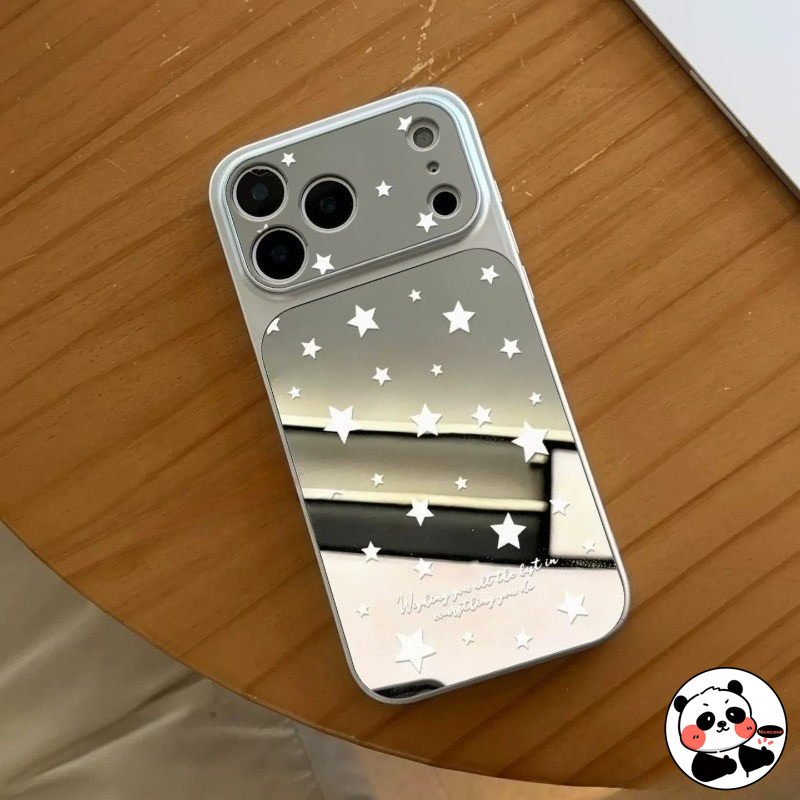 Realme Note 50 - غطاء هاتف فضي عاكس لـ Realme