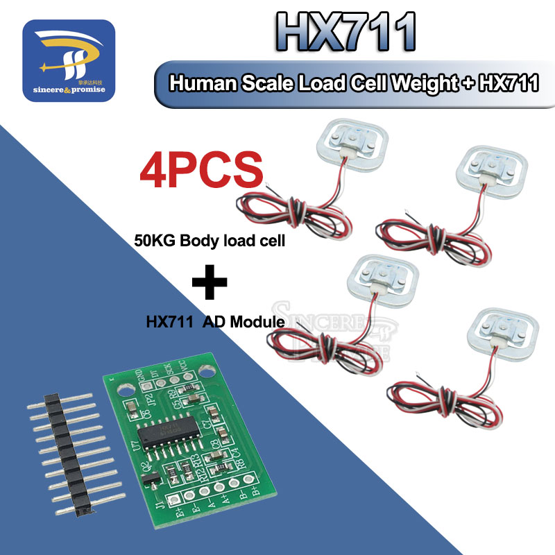 Muscle Sensor Emg - 4 قطعة 50 كجم الإنسان مقياس