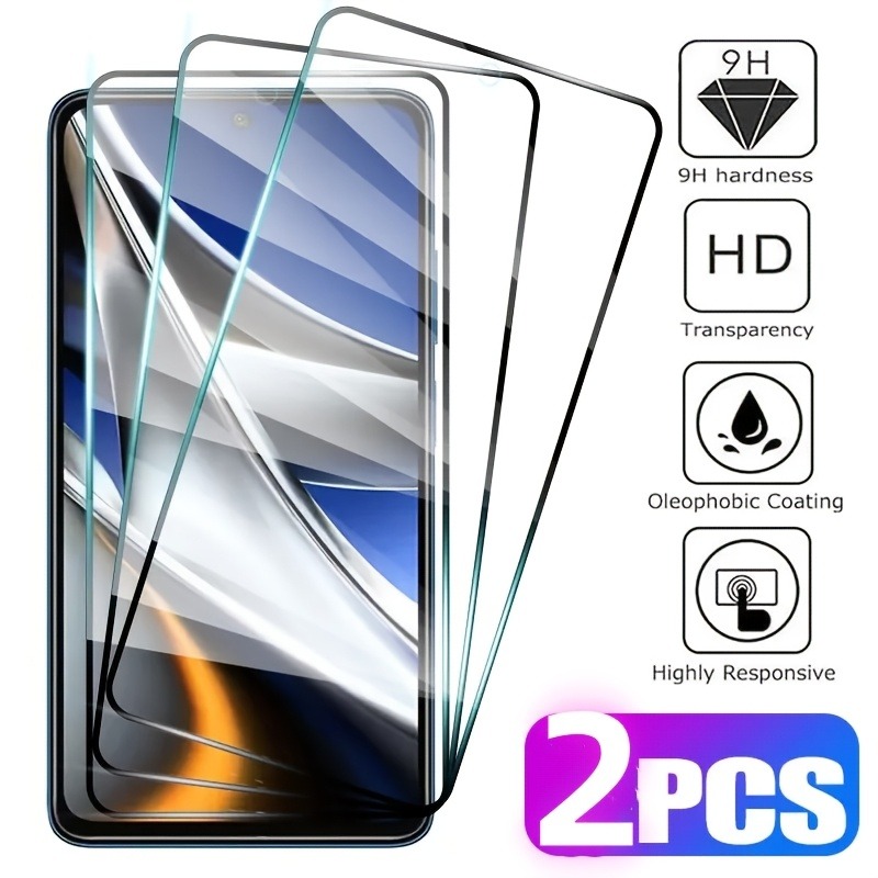 Oppo Reno 12 - 2 حزم غطاء كامل واقي للشاشة