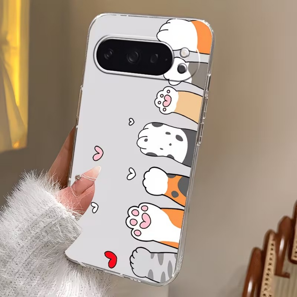 غطاء هاتف سيليكون شفاف بتصميم  - مراجعة Google Pixel 9 وسعره