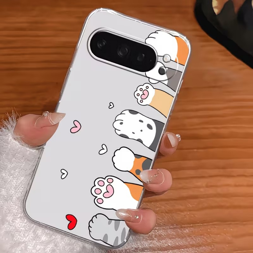 غطاء هاتف سيليكون شفاف بتصميم  - مراجعة Google Pixel 9 وسعره