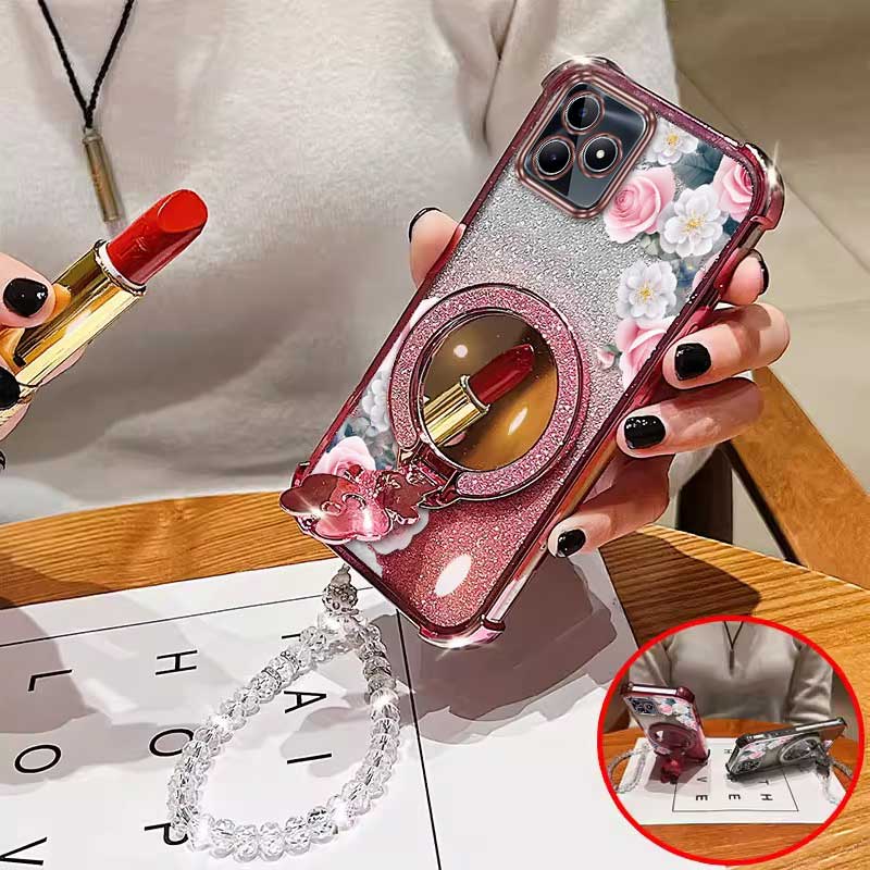 3 قطع (غطاء هاتف بتصميم الوردة - مراجعة Realme Note 50 وسعره