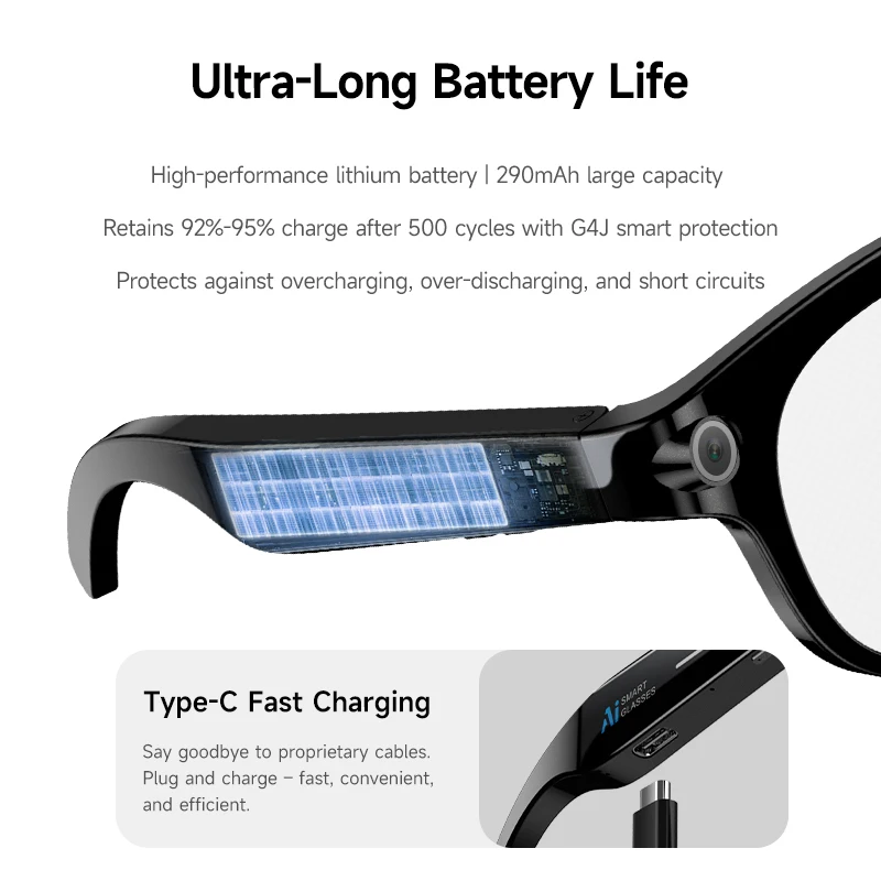 نظارات شاومي الذكية بالذكاء ال - مراجعة Smart Glasses Lens وسعره