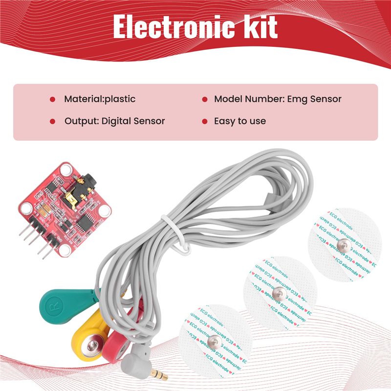 مستشعر إشارة العضلات A21Q - جه - مراجعة Muscle Sensor Emg وسعره