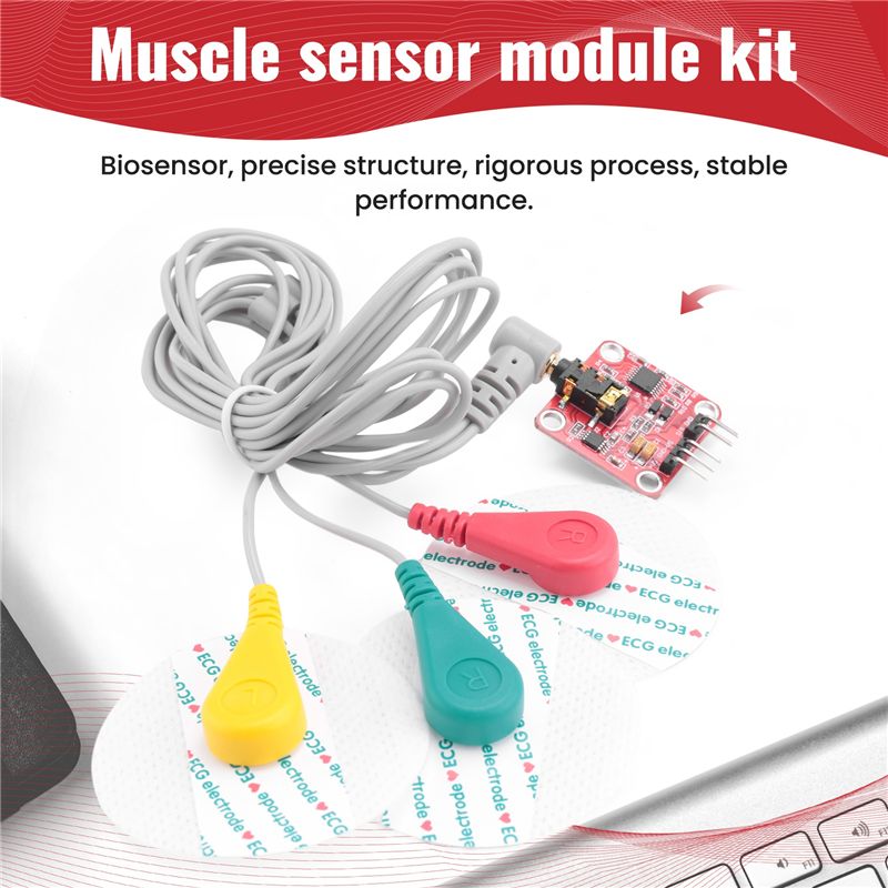 مستشعر إشارة العضلات A21Q - جه - مراجعة Muscle Sensor Emg وسعره