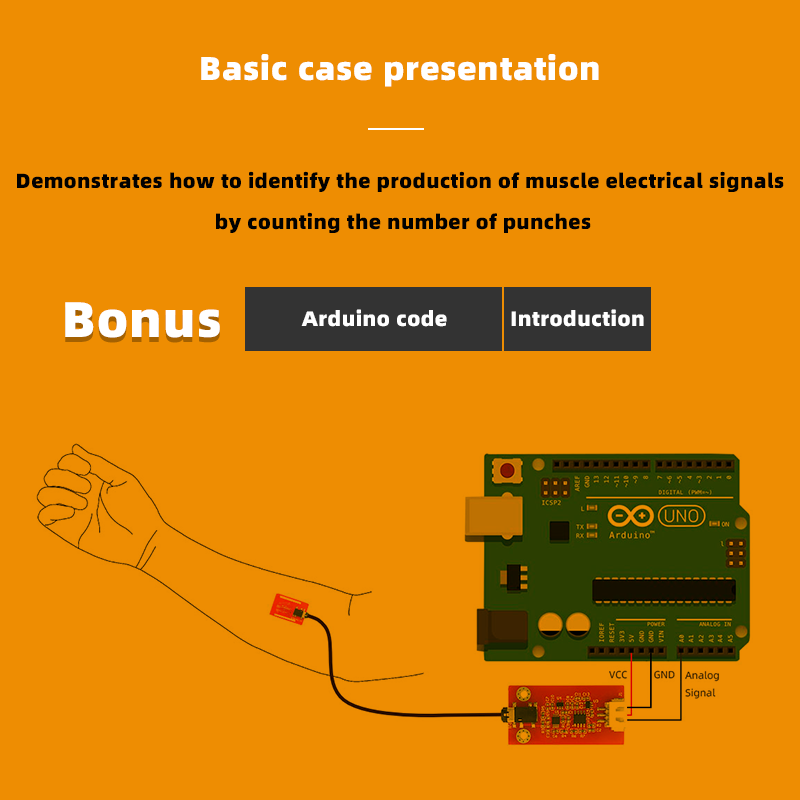 الجاف القطب EMG الاستشعار الكه - مراجعة Muscle Sensor Emg وسعره