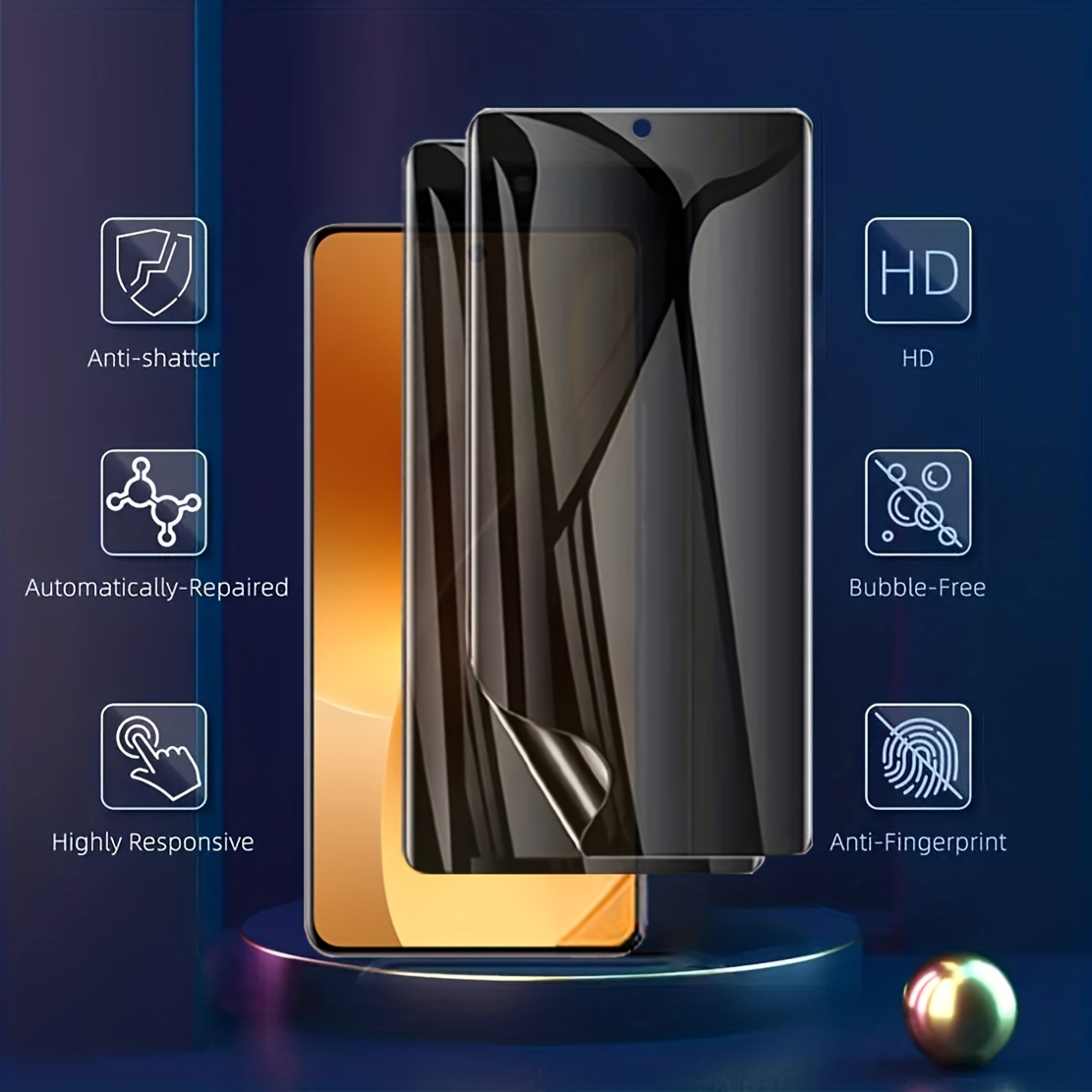 3 قطع من فيلم الهيدروجيل للخصو - مراجعة Oppo Reno 12 وسعره